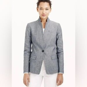 LIKE NEW J.CREW Regent Blazer in Chambray